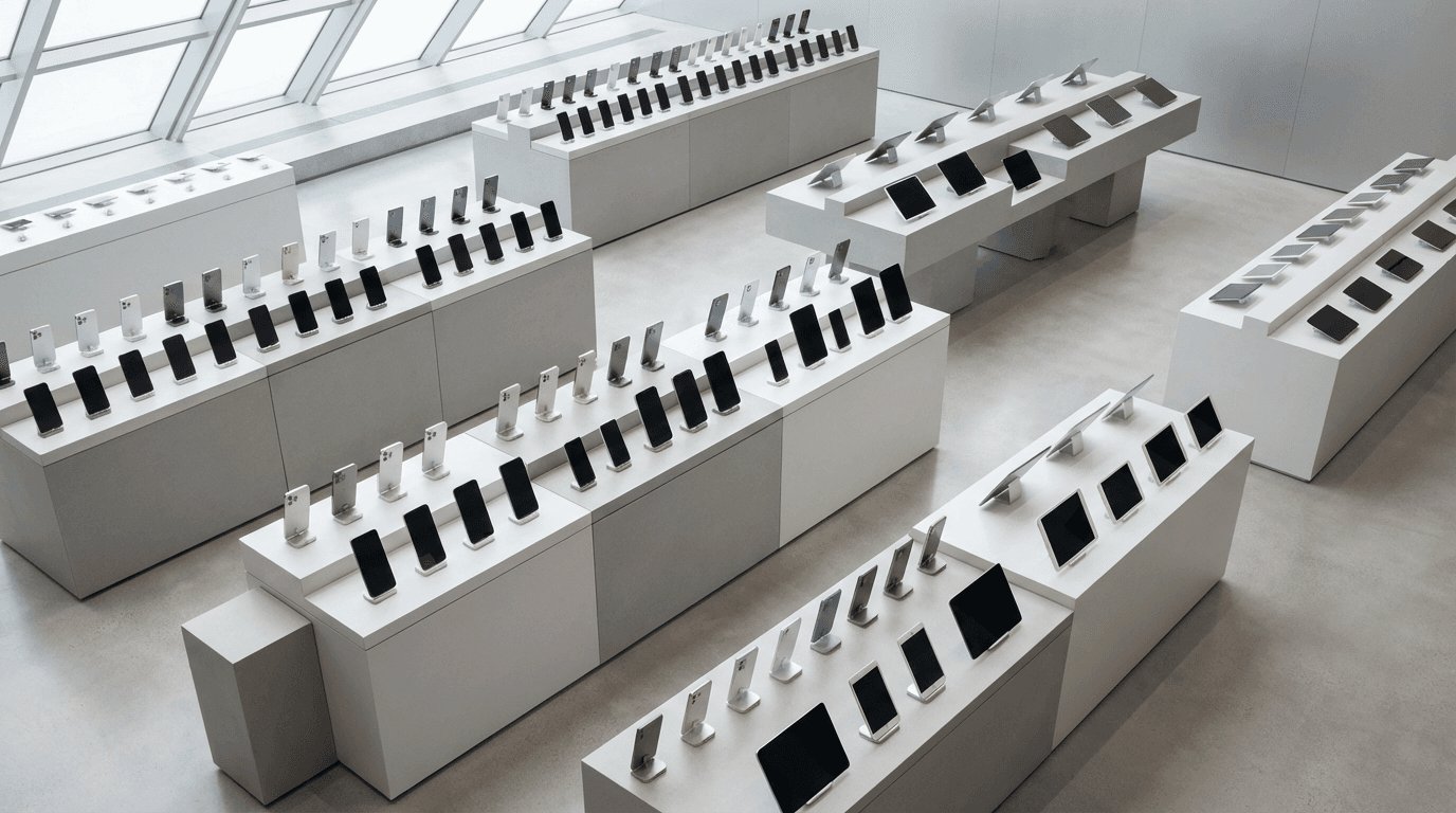 Mixed device bundles ready for shipment