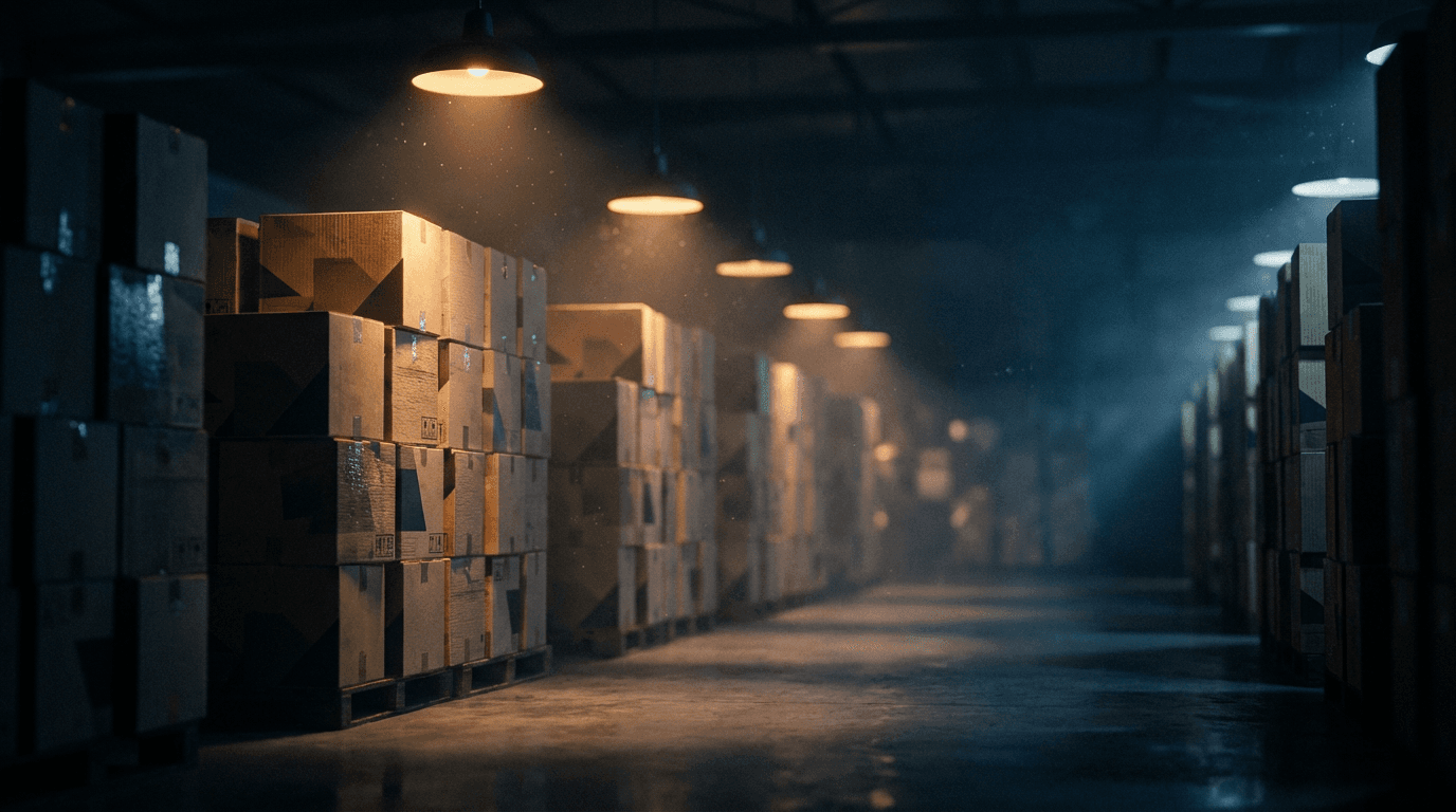 Logistics specialist preparing international shipments for distribution