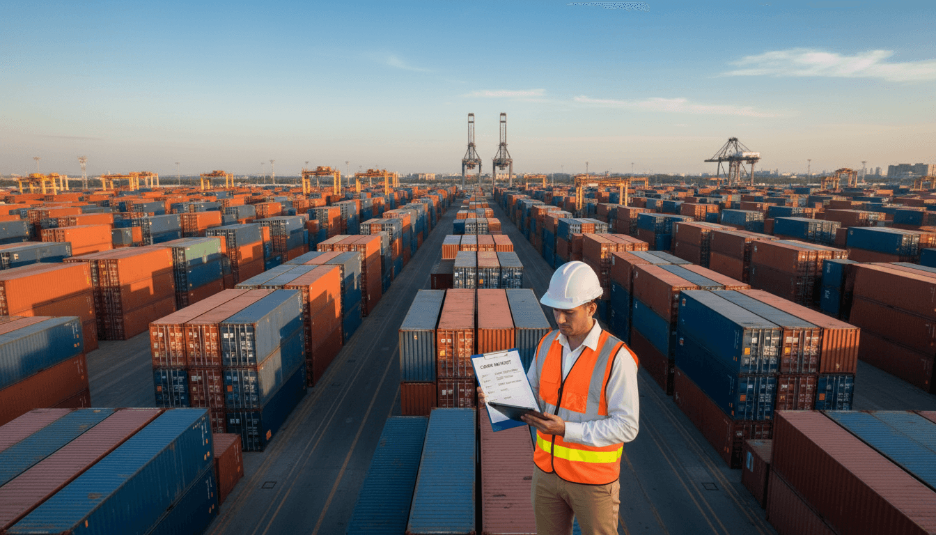 Global logistics and container shipping